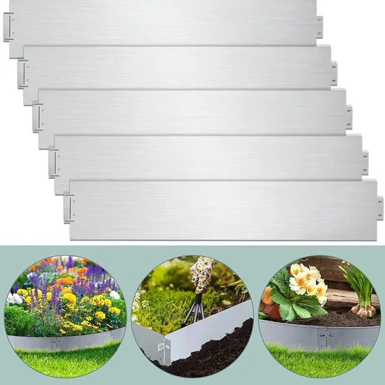 Galvanized Steel Raised Garden Bed for Outdoor Gardening & Growing DIY